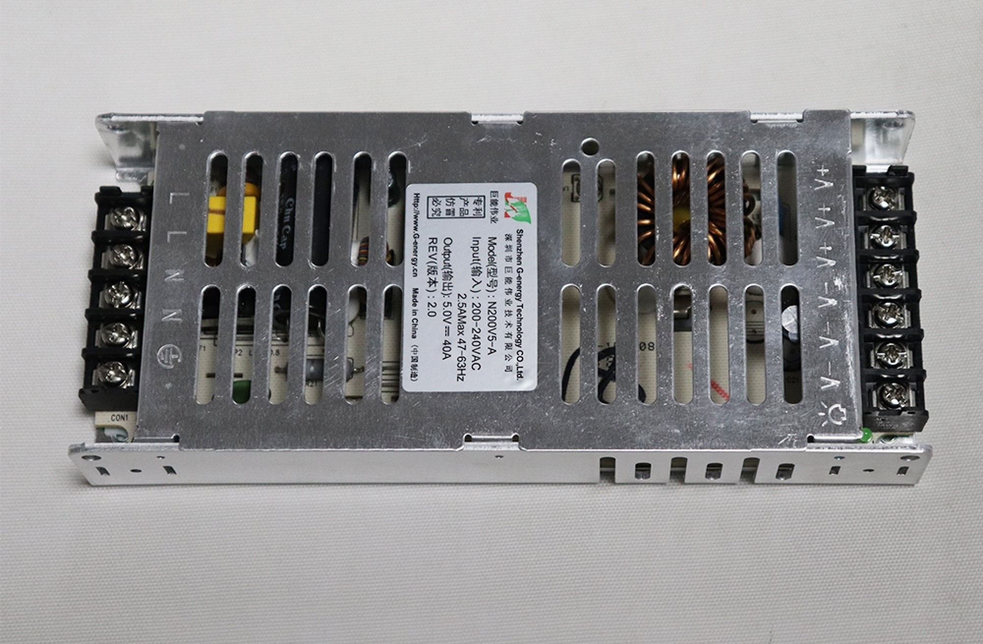 1-5 CZCL A-200W-5 5V40A LED Switching Power Supply