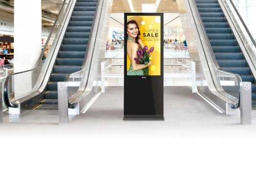 Màn hình quảng cáo là tương lai của ngành bán lẻ