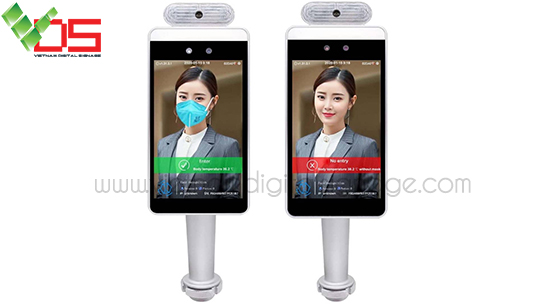 Thiết Bị Nhận Diện Khuôn Mặt Chấm Công và Đo Thân Nhiệt