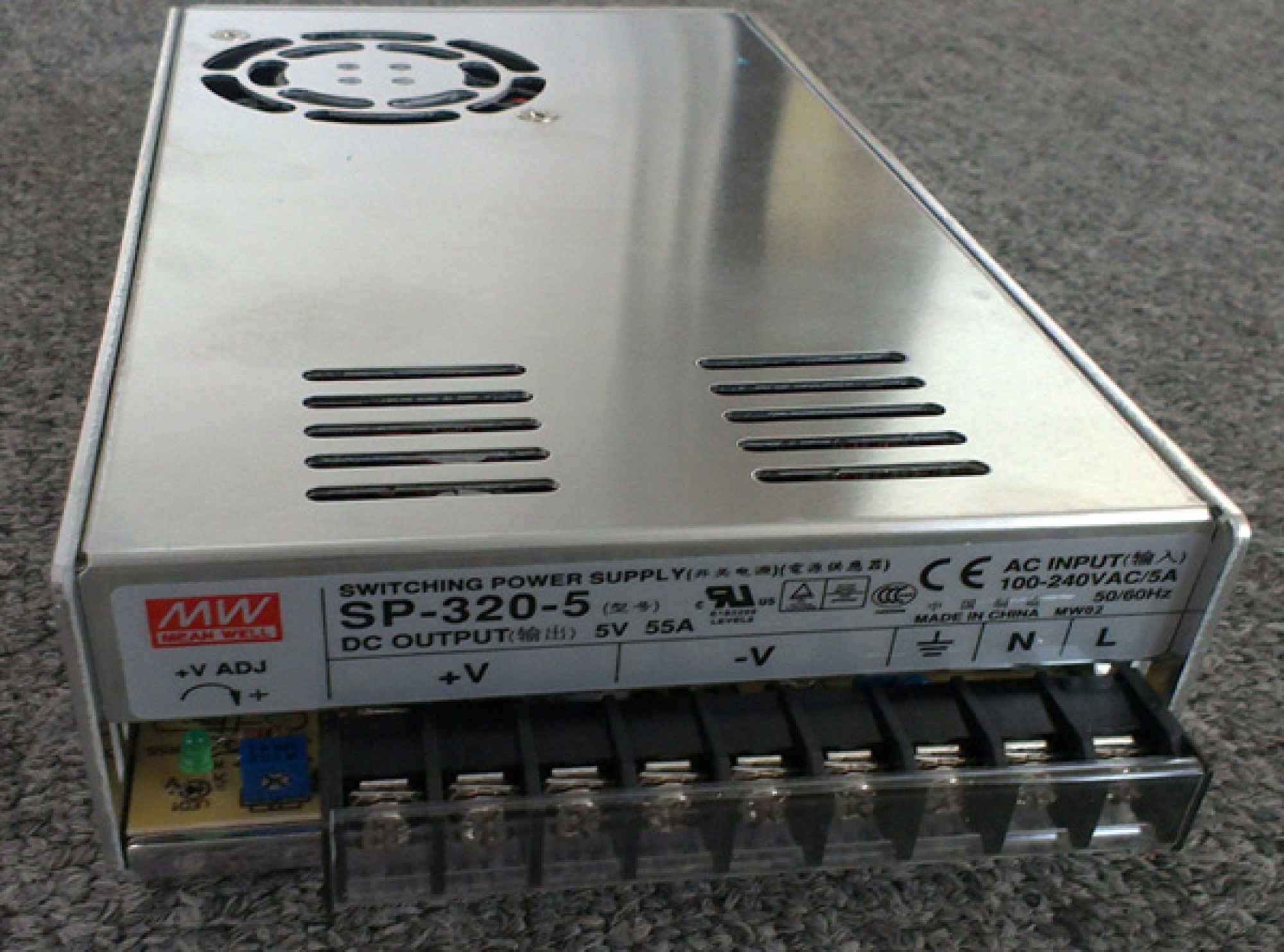 CE&UL Meanwell SP-320-5 Switching Power Supply