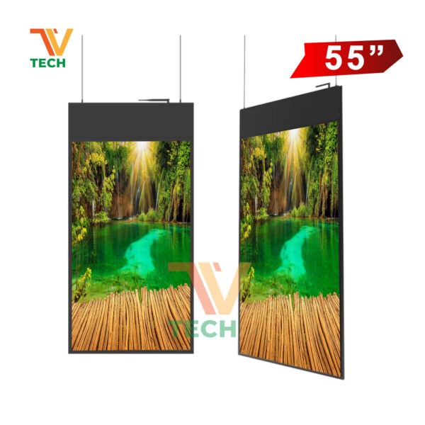 Màn Hình Quảng Cáo 55 inch 2 mặt thả trần l VDS-2WD55 Màn Hình Quảng Cáo 55 inch 2 Mặt Thả Trần