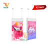 Màn Hình Quảng Cáo Hai Mặt Thả Trần | VDS-2WD43 Màn Hình Quảng Cáo Hai Mặt Thả Trần