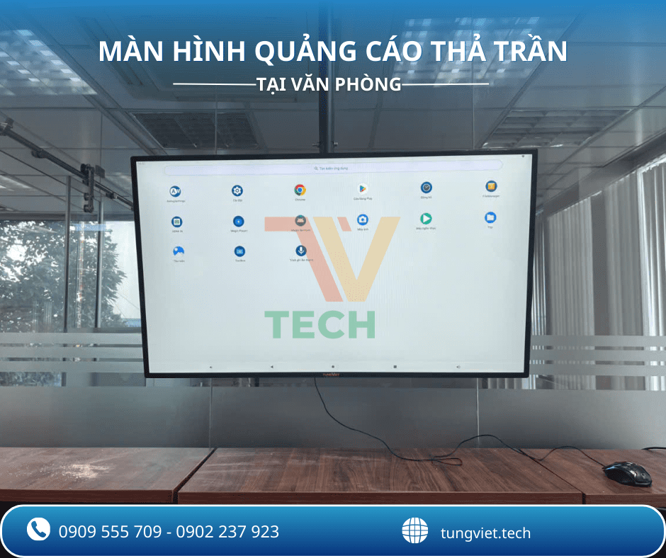 MHQC thả trần Văn phòng tvtech