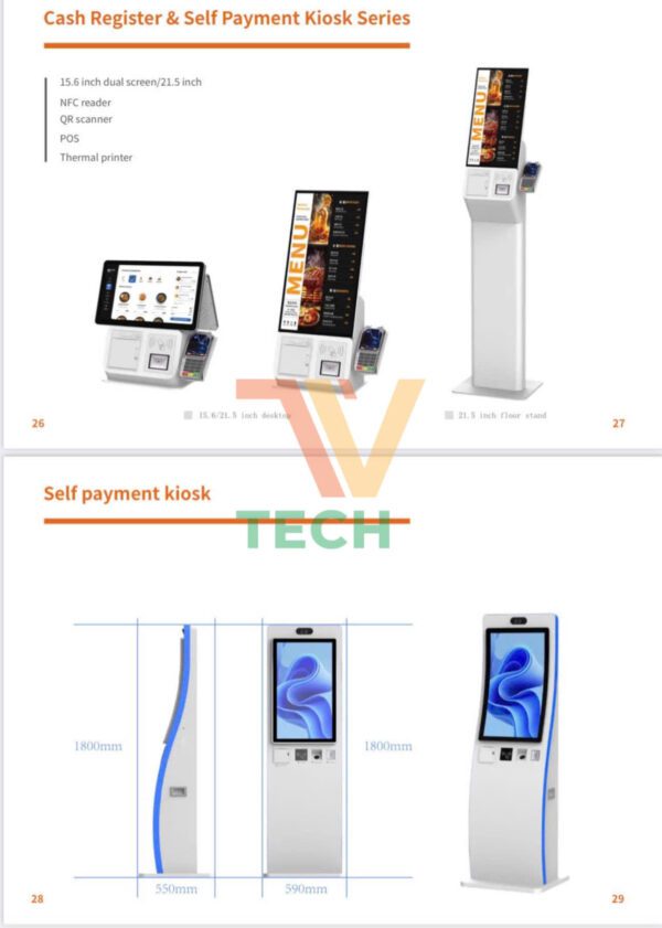 Kiosk tự thanh toán kiosk tự thanh toán