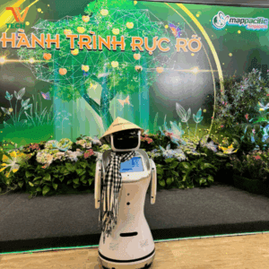 Robot Sanbot của TV Tech Gây Ấn Tượng Mạnh Tại Sự Kiện 25 Năm Mappacific Singapore