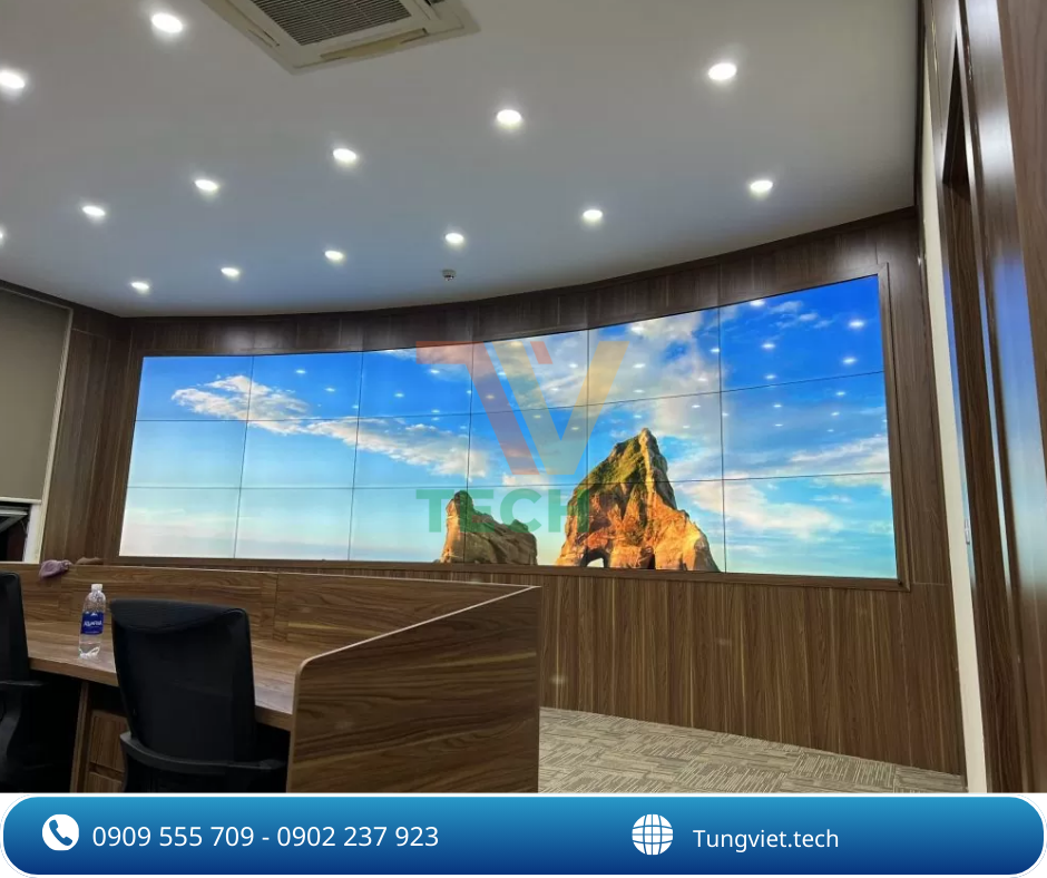 Màn Hình Ghép Cong – Giải Pháp Quảng Cáo Hiển Thị Ấn Tượng Cho Doanh Nghiệp Hiện Đại