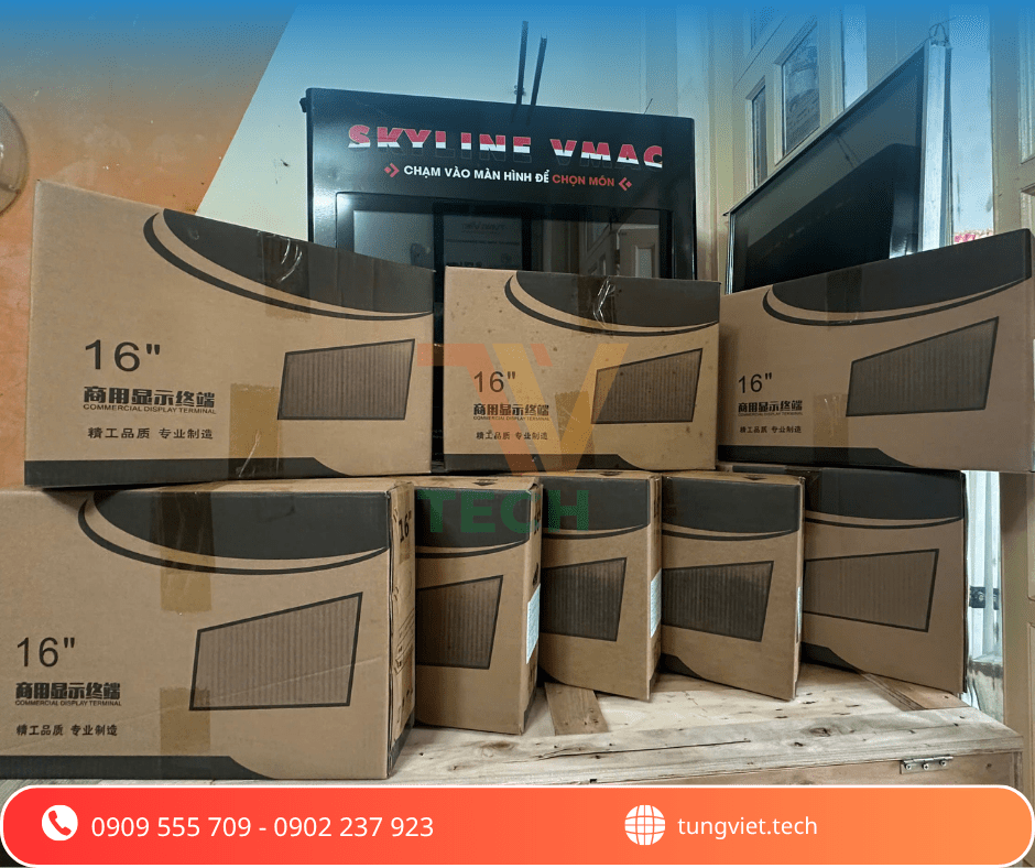 Hàng về liên tục – Đủ các loại màn hình quảng cáo, cảm ứng, treo tường | Hàng 16.5 inch đã cập bến!