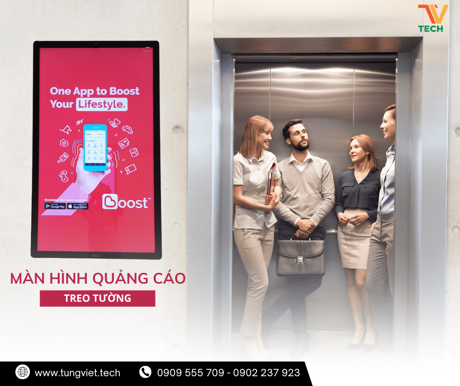 MÀN HÌNH QUẢNG CÁO TREO TƯỜNG