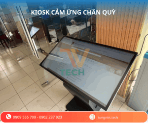 Kiosk chân quỳ – Giải pháp thông minh của TV Tech giúp nâng cao trải nghiệm tại các cơ quan