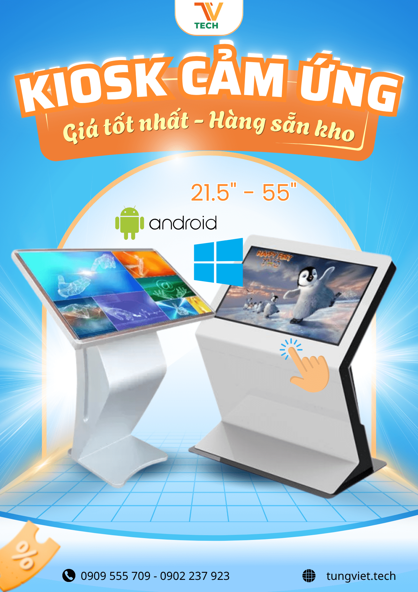 KIOSK CẢM ỨNG – GIẢI PHÁP TỐI ƯU CHO DOANH NGHIỆP HIỆN ĐẠI