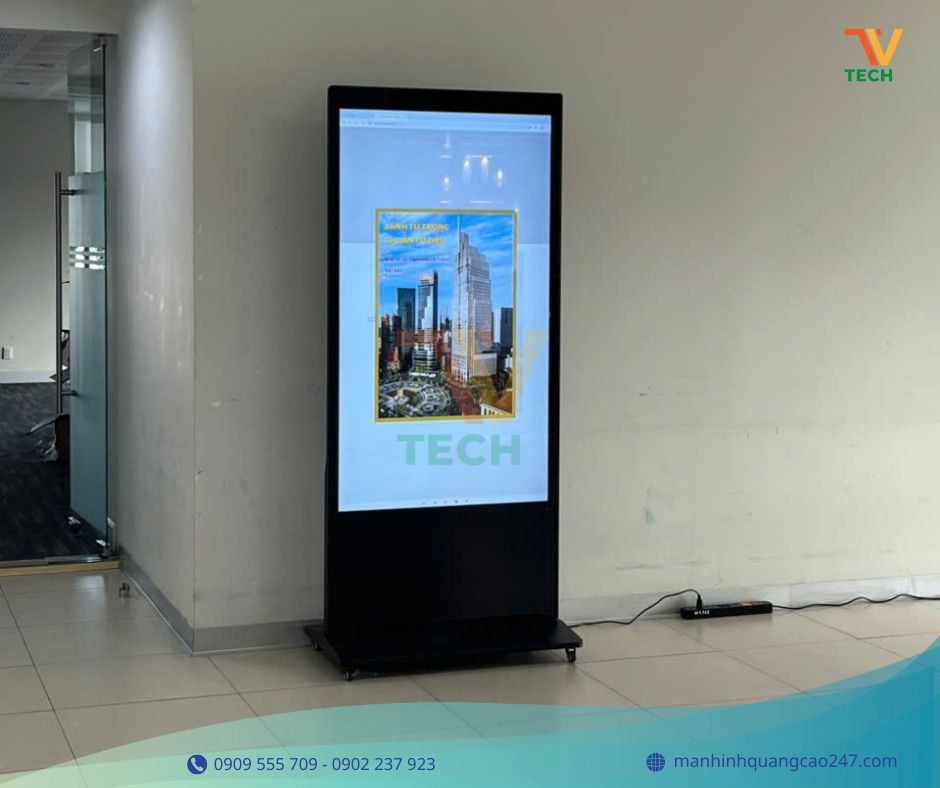 Màn Hình Quảng Cáo Ngoài Trời Dạng Chân Đứng TV Tech – Tối Ưu Hiển Thị, Tăng Hiệu Quả Tiếp Cận