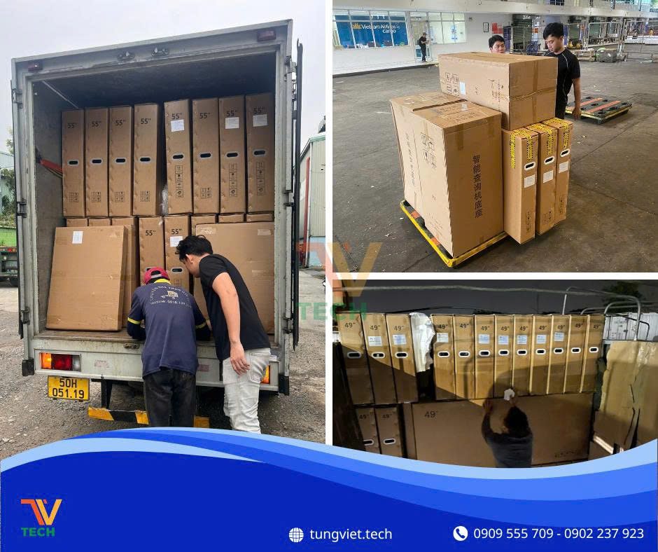 Kho màn hình đã cập bến – đủ mọi dòng từ chân đứng, cảm ứng đến quảng cáo!