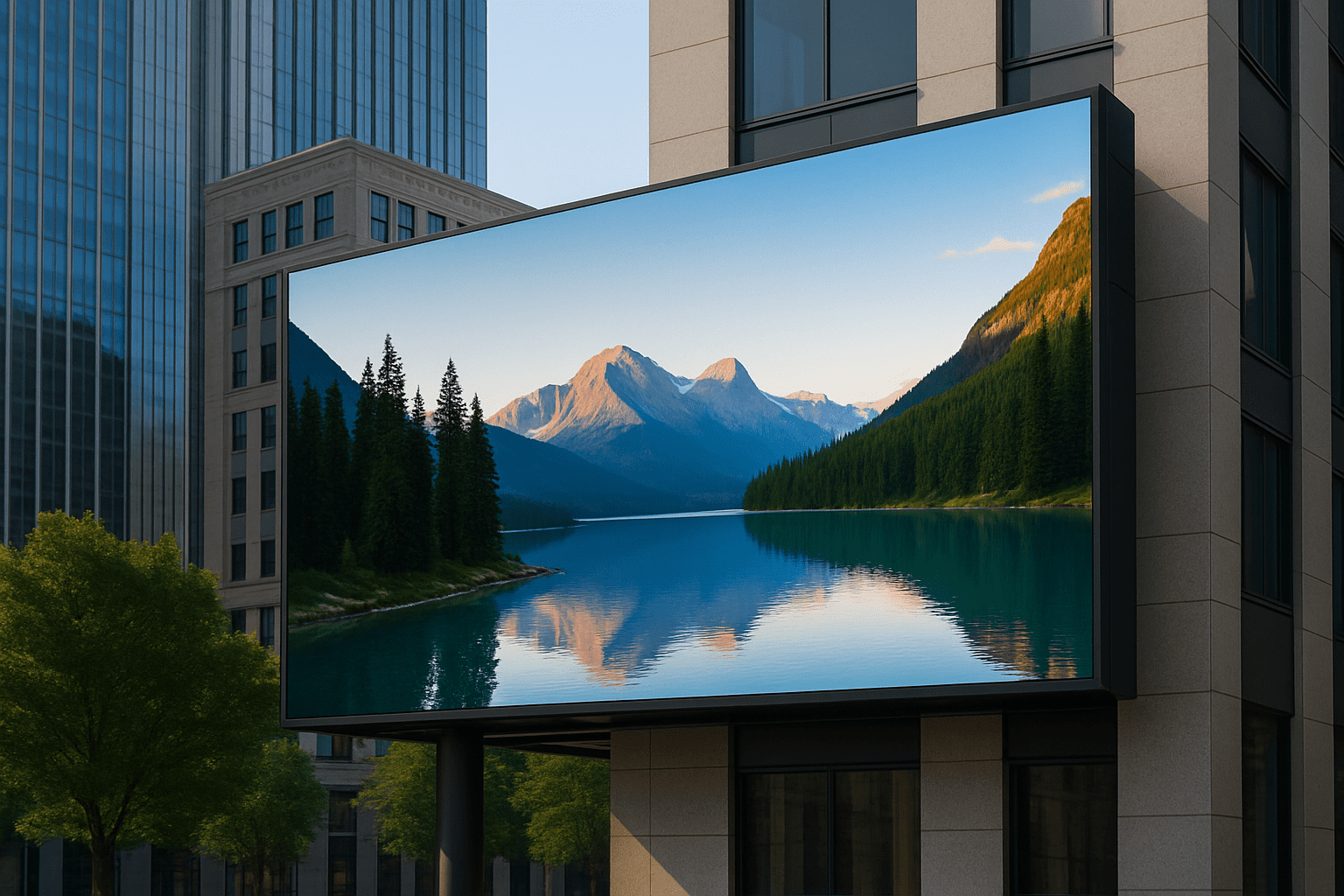 Màn hình LED ngoài trời – Đưa thương hiệu lên “spotlight” đô thị