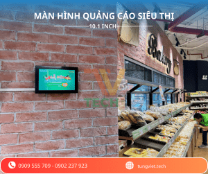 Màn hình quảng cáo siêu thị TV Tech: Giải pháp Digital Signage giúp tăng doanh thu tại điểm bán
