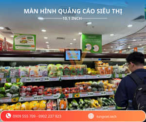 Màn hình quảng cáo siêu thị TV Tech: Giải pháp Digital Signage giúp tăng doanh thu tại điểm bán