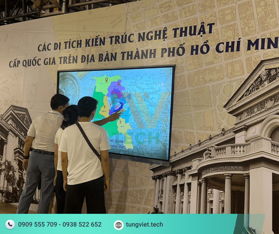 Ngày hội thể thao thêm bùng nổ với photobooth, màn hình cảm ứng và sàn tương tác từ TVtech