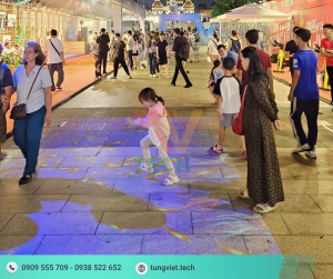 Ngày hội thể thao thêm bùng nổ với photobooth, màn hình cảm ứng và sàn tương tác từ TVtech