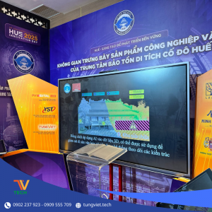 TVtech – Giải pháp sách tương tác công nghệ số nâng tầm trải nghiệm trưng bày tại Huế