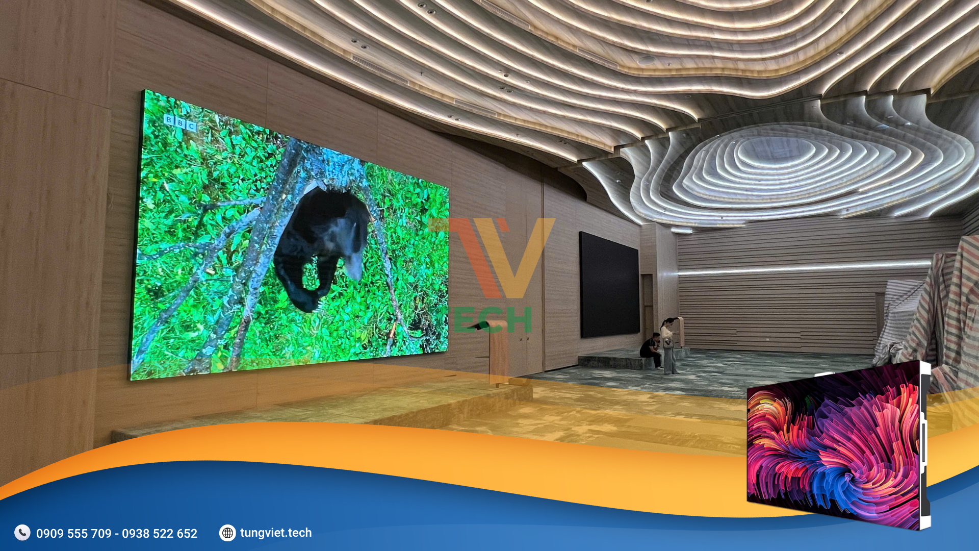 TVtech Hoàn Thiện Dự Án Màn Hình LED Tại Ngân Hàng – Tạo Điểm Nhấn Hiện Đại Cho Không Gian Giao Dịch