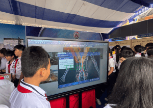 TVtech cung cấp màn hình cảm ứng cho sự kiện khai giảng tại trường học Màn hình cảm ứng