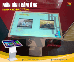 Kiosk cảm ứng chân quỳ - Giải pháp tra cứu thông tin hiện đại, trực quan cho Doanh nghiệp kiosk cảm ứng chân quỳ