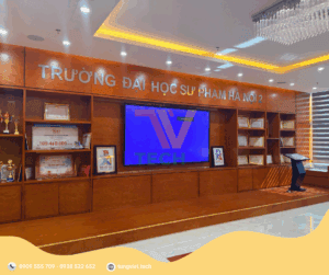 TV Tech Cung Cấp và Lắp Đặt Màn Hình Quảng Cáo Chuyên Nghiệp Tại Trường Đại Học Sư Phạm Hà Nội màn hình quảng cáo treo tường